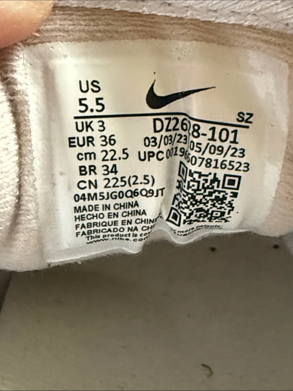 Women's Air Max 1 Pale Ivory DZ2628-101 Women's 5.5